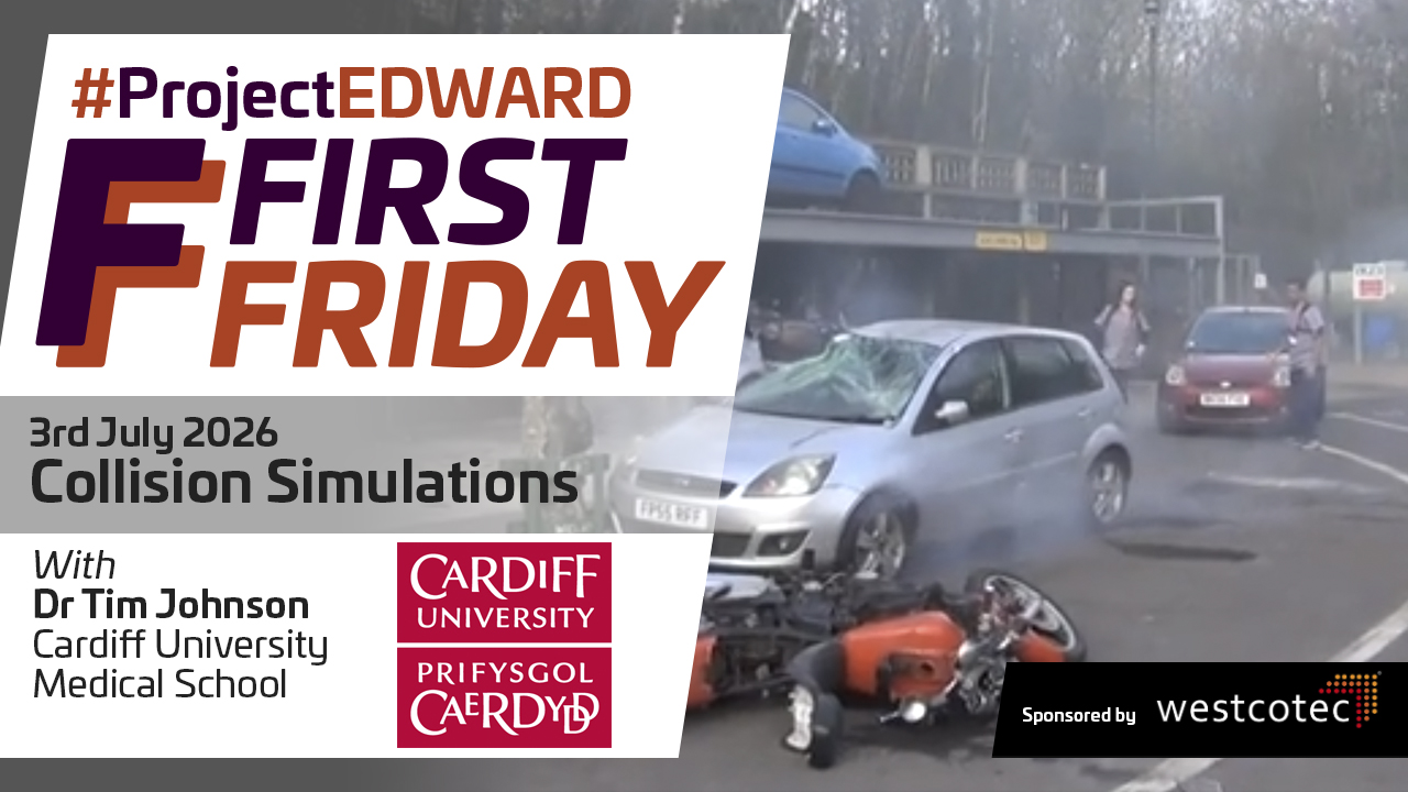 Realistic road collision mock‑up training