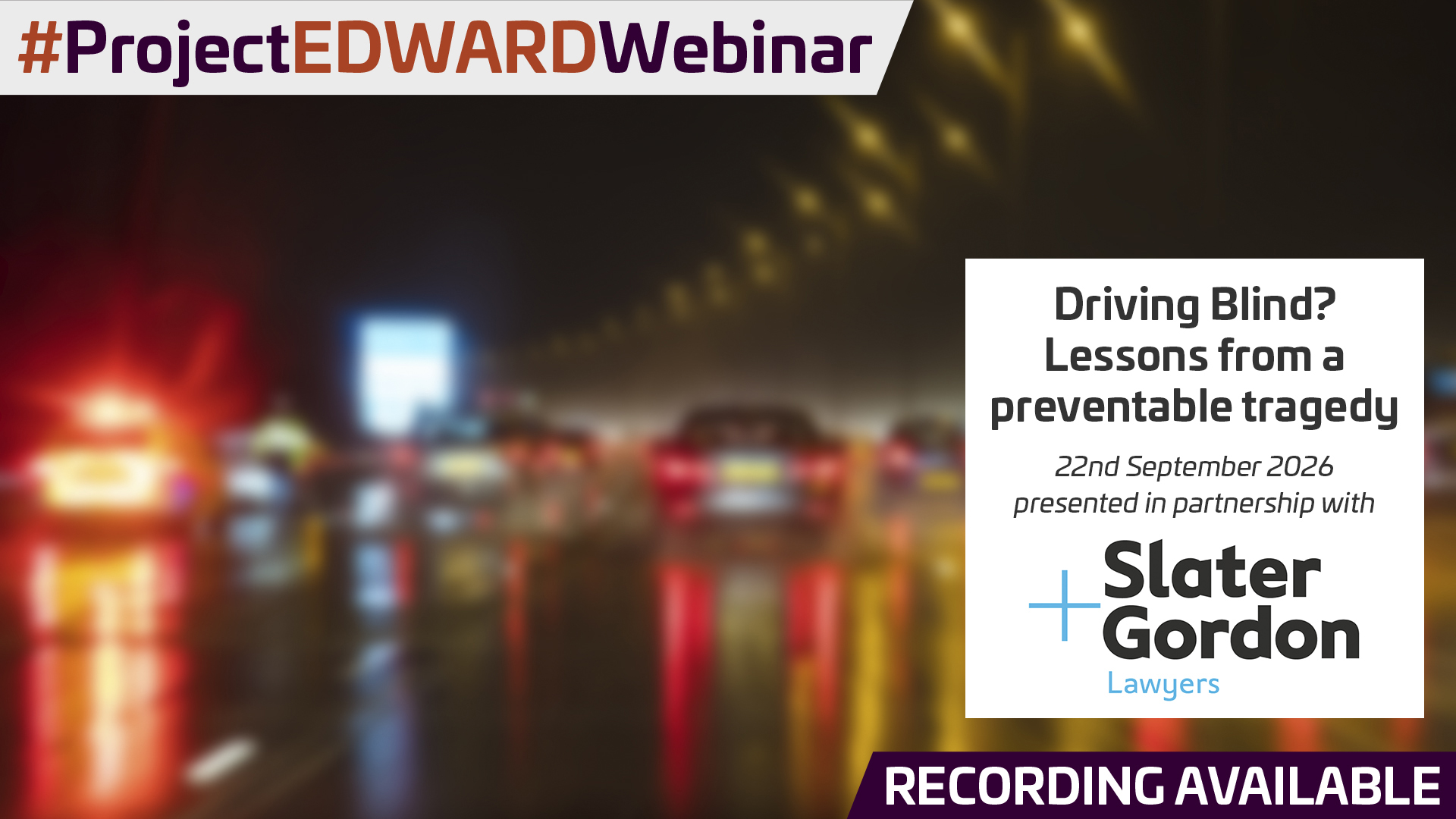 Driving Blind? Lessons from a preventable tragedy